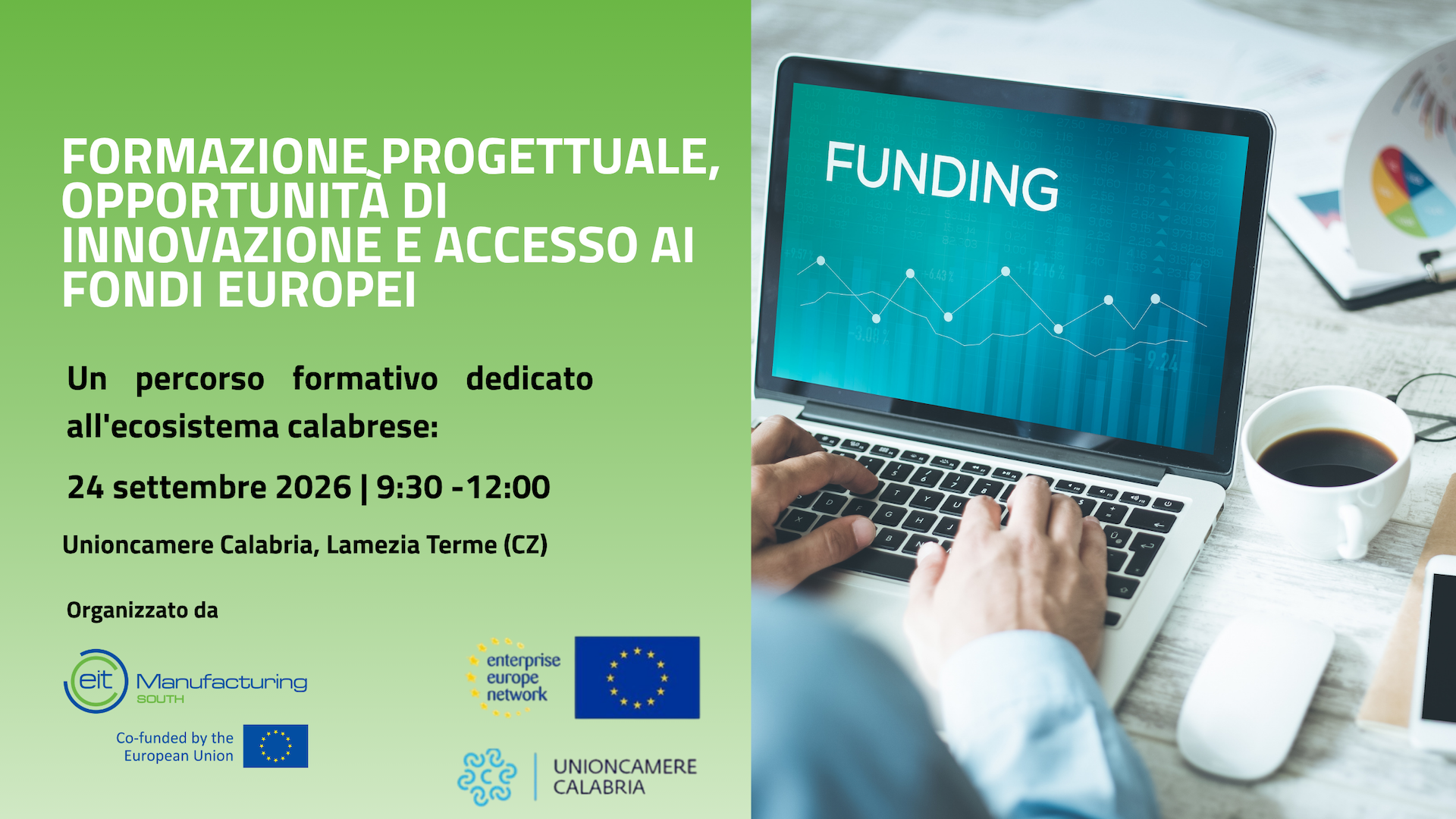Al via il percorso per l'innovazione delle imprese manifatturiere calabresi con EIT Manufacturing South e Unioncamere Calabria